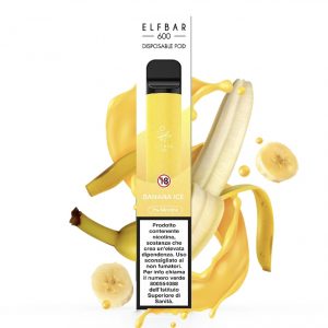 Disposable Usa e Getta Elfbar Banana Ice 600 Puff 20mg