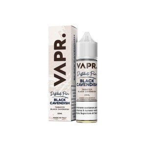 VAPR. BLACK CAVENDISH - DISTILLATI PURI - VAPE SHOT 20ML