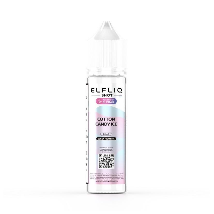 ELFLIQ SHOT COTTON CANDY ICE 20ML 0MG/ML