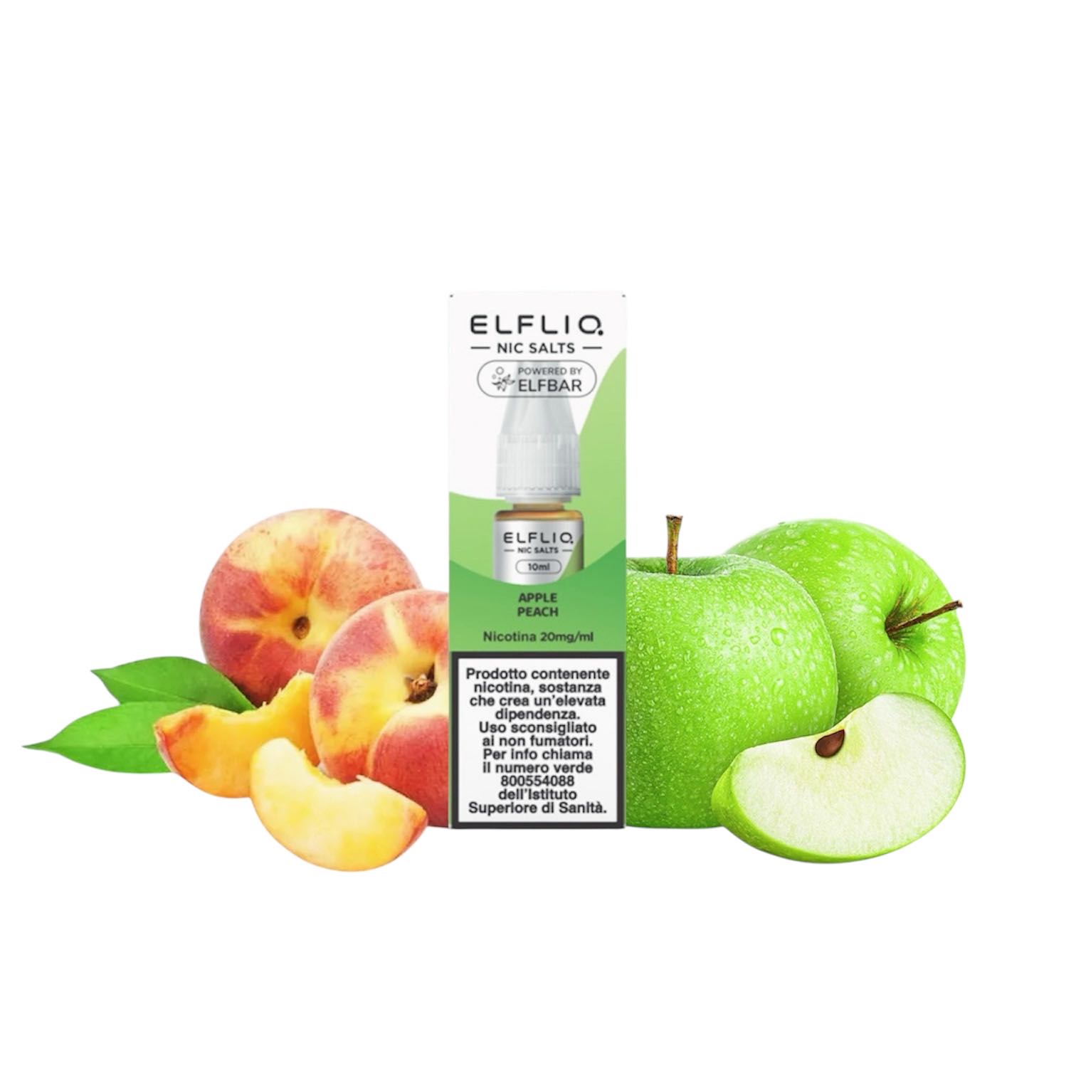 ELFLIQ APPLE PEACH ICE 1% 10mg/ml
