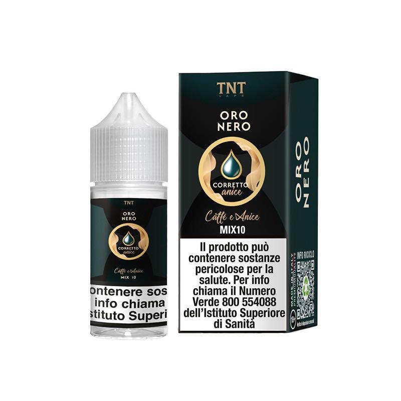 TNT VAPE ORO NERO CAFFÈ E ANICE - MINI MIX 10ML